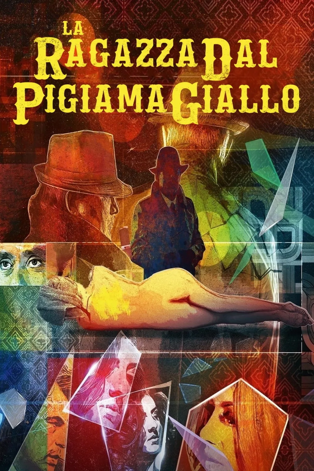 La Chica del pijama amarillo poster