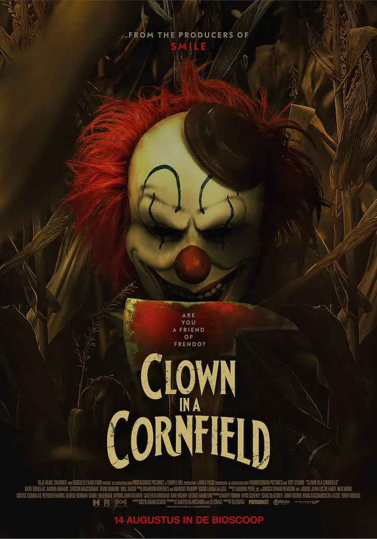 Clown in a Cornfield poster