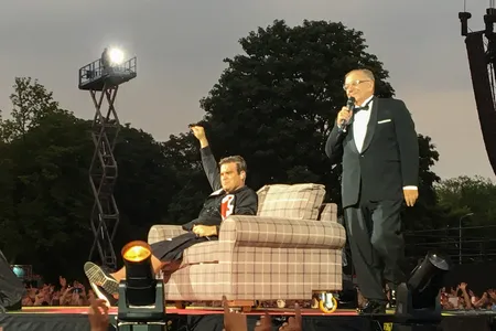 Robbie Williams in het Goffertpark Nijmegen 2017