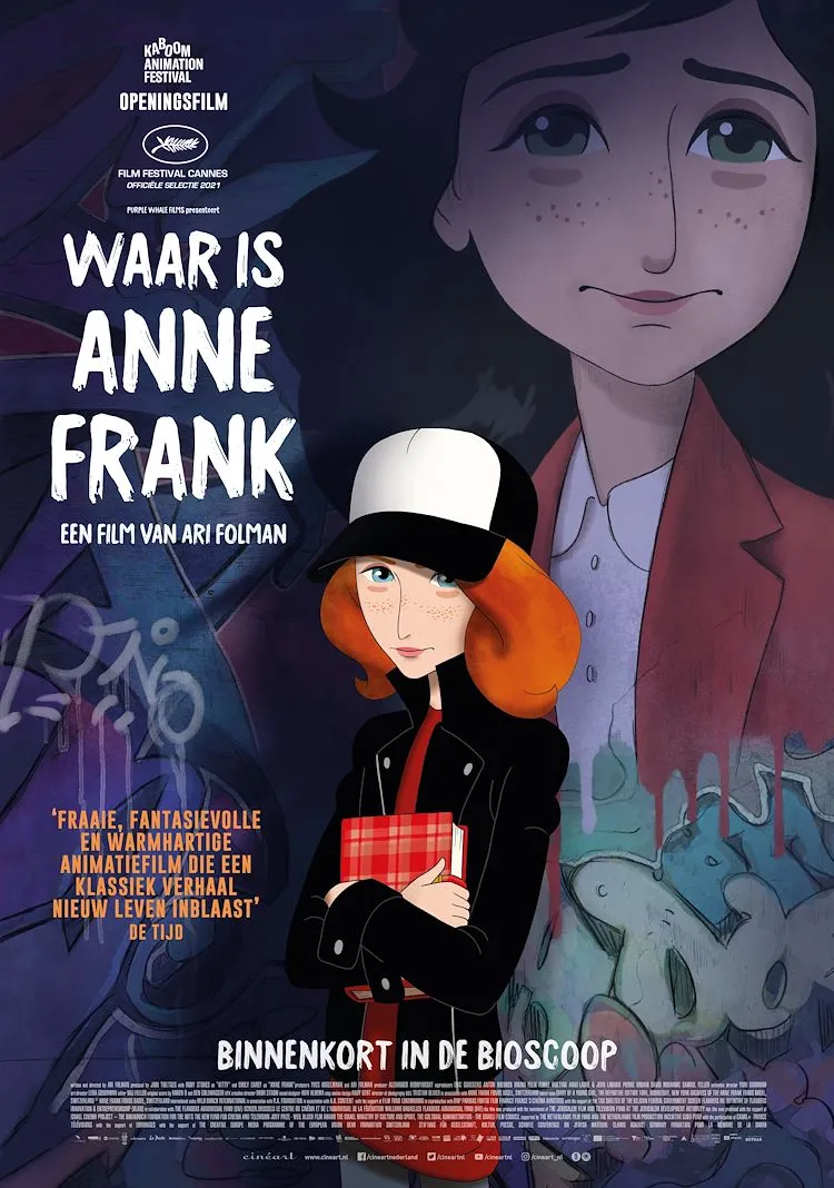 Waar is Anne Frank poster