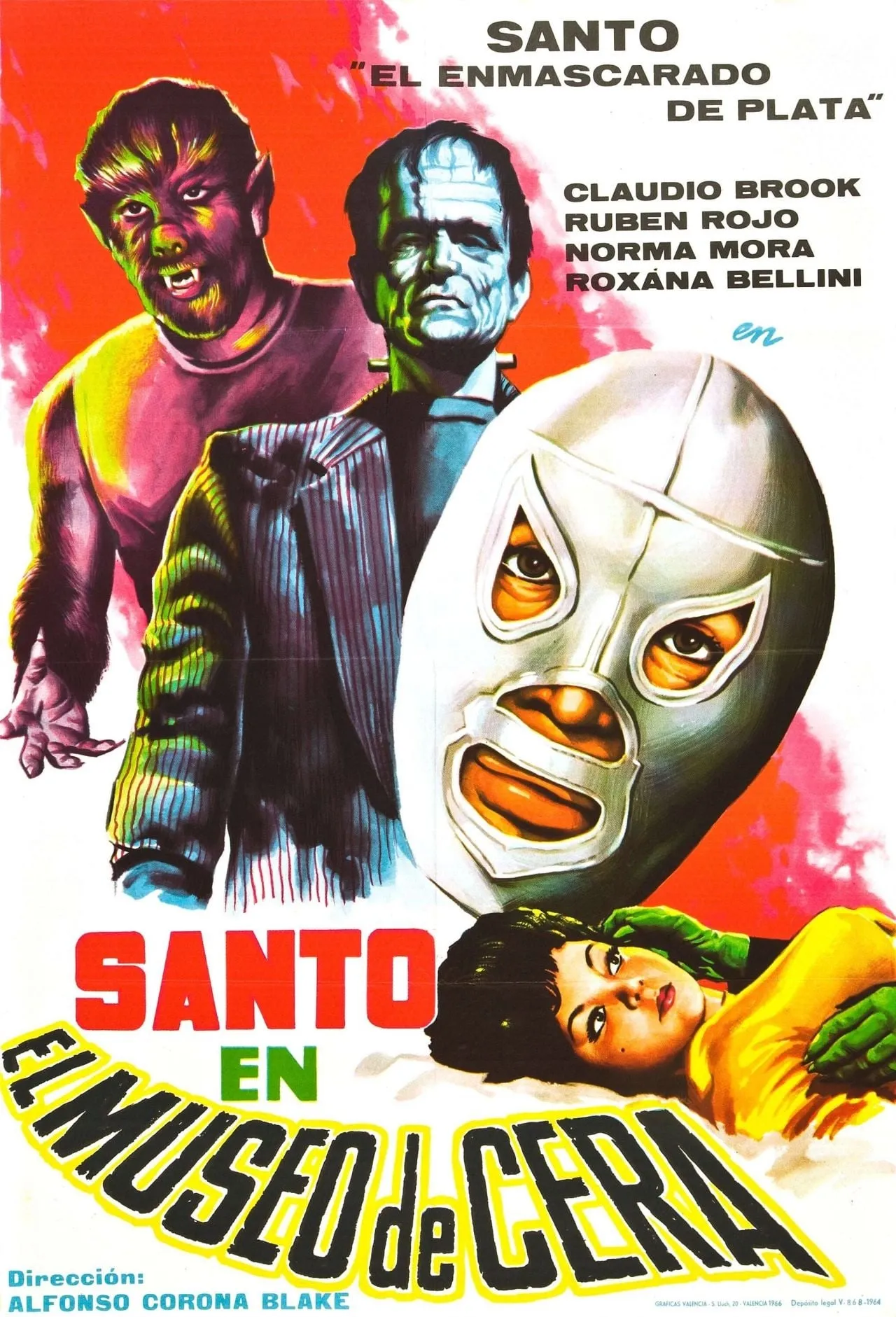 Santo en el museo de cera poster