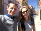 Stef en Barbara maken en selfie in Potosí, Bolivia