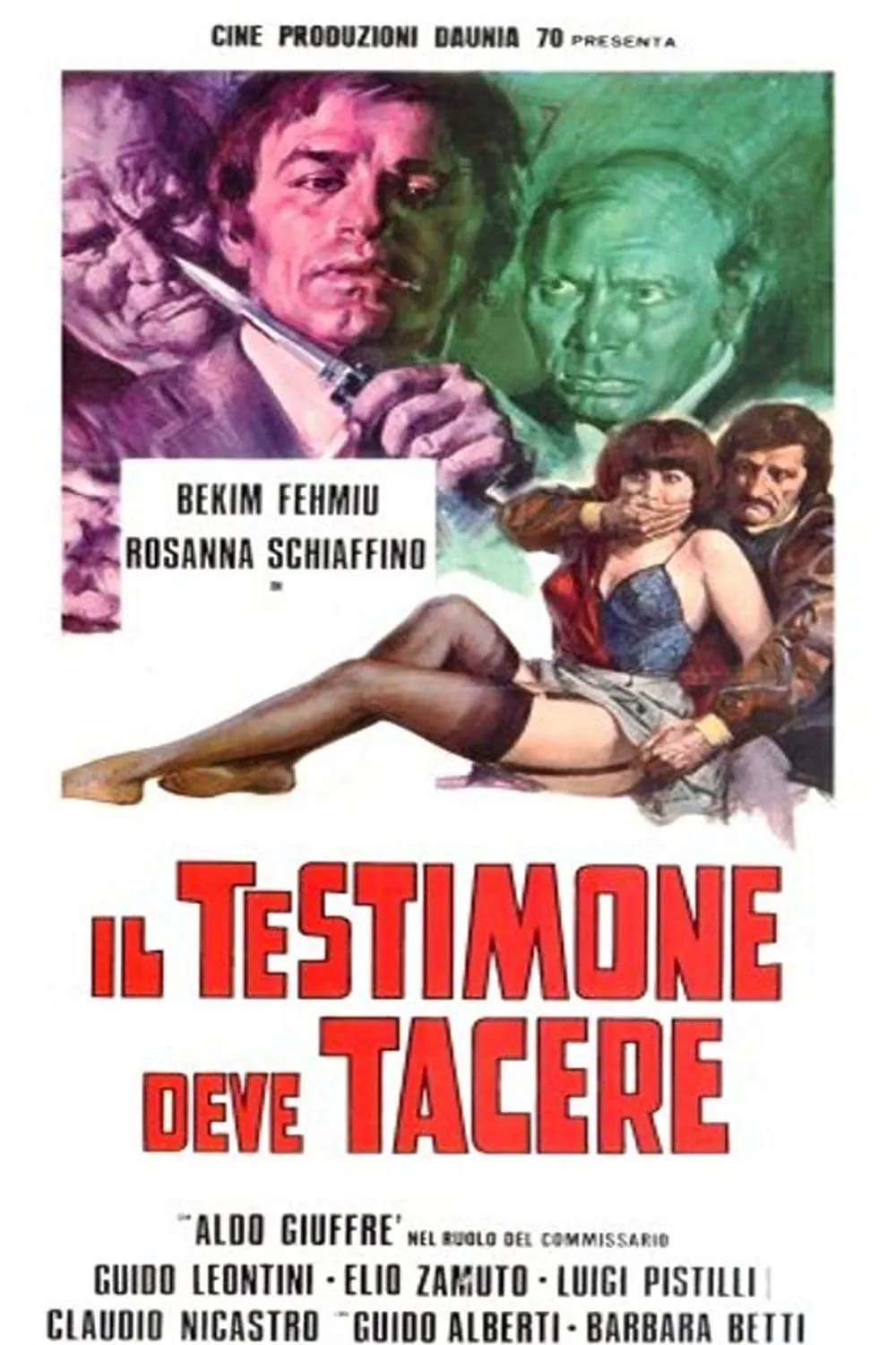 Il testimone deve tacere poster