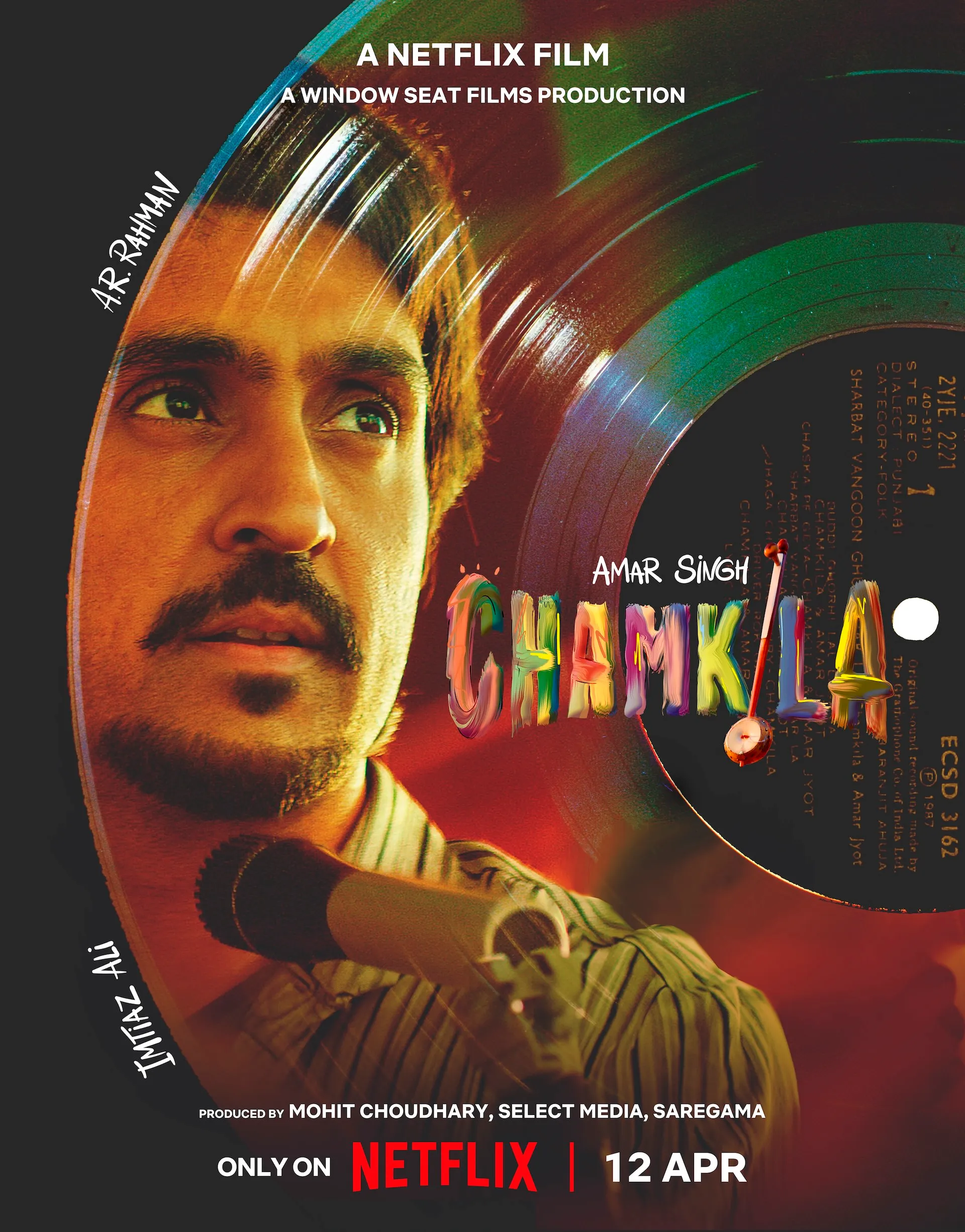 Amar Singh Chamkila poster