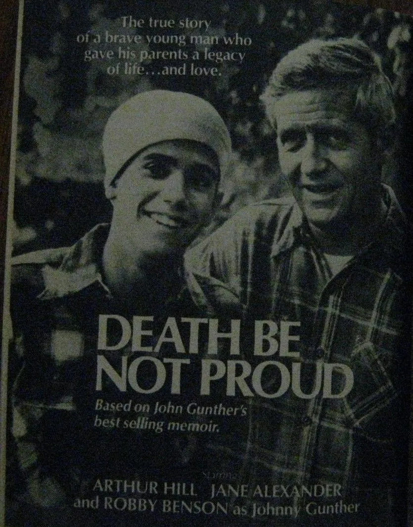 Death Be Not Proud poster
