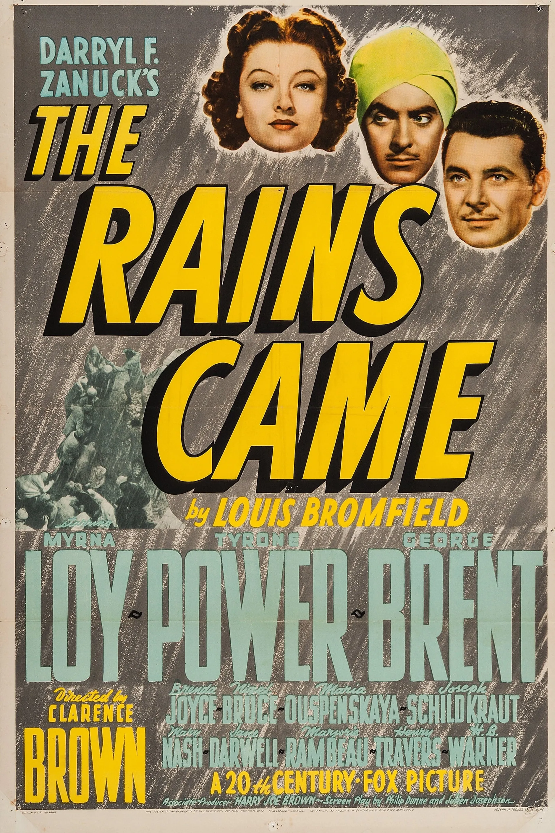 The Rains Came poster
