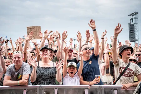 Donnie op het Noordpodium tijdens Pinkpop 2023