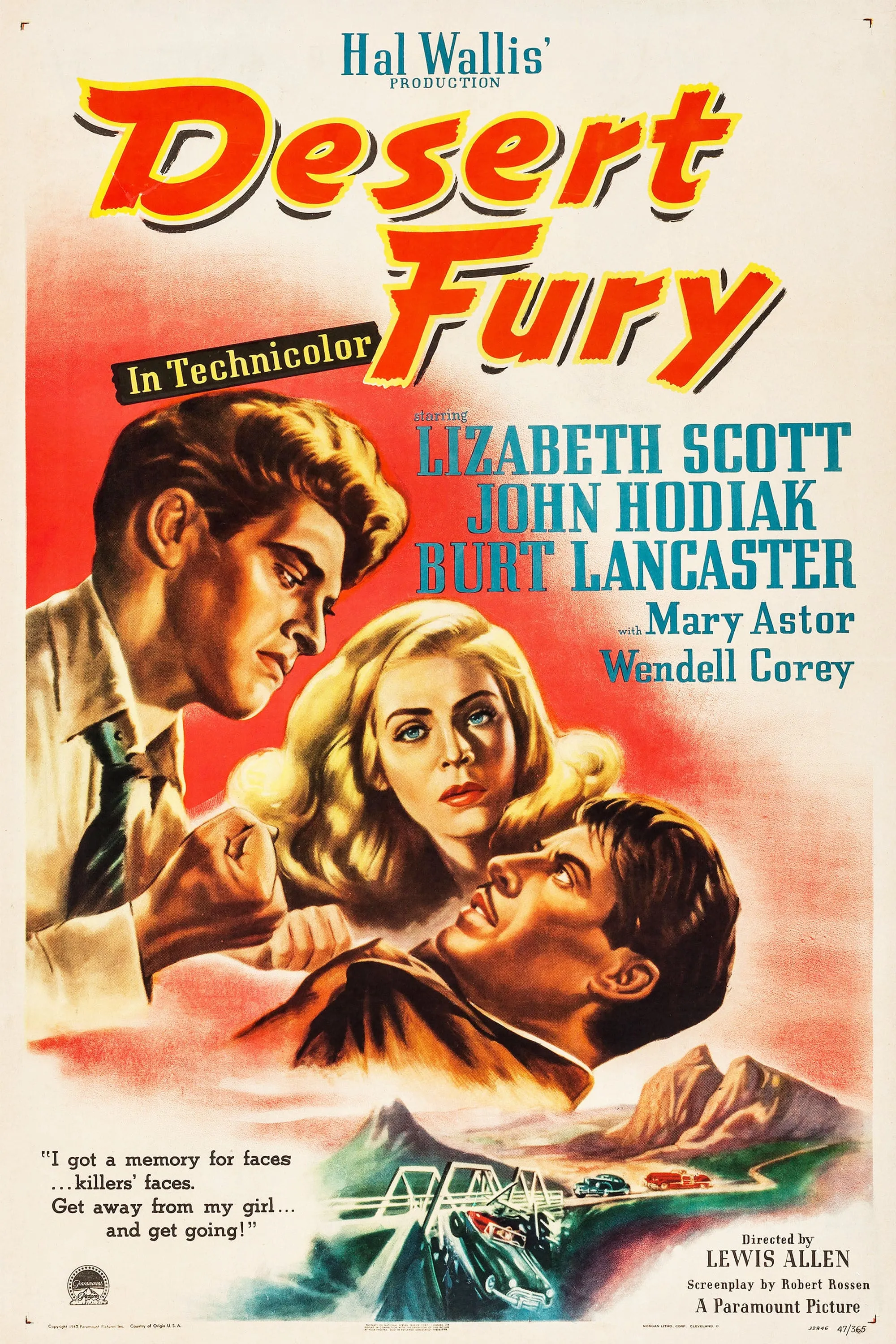 Desert Fury poster
