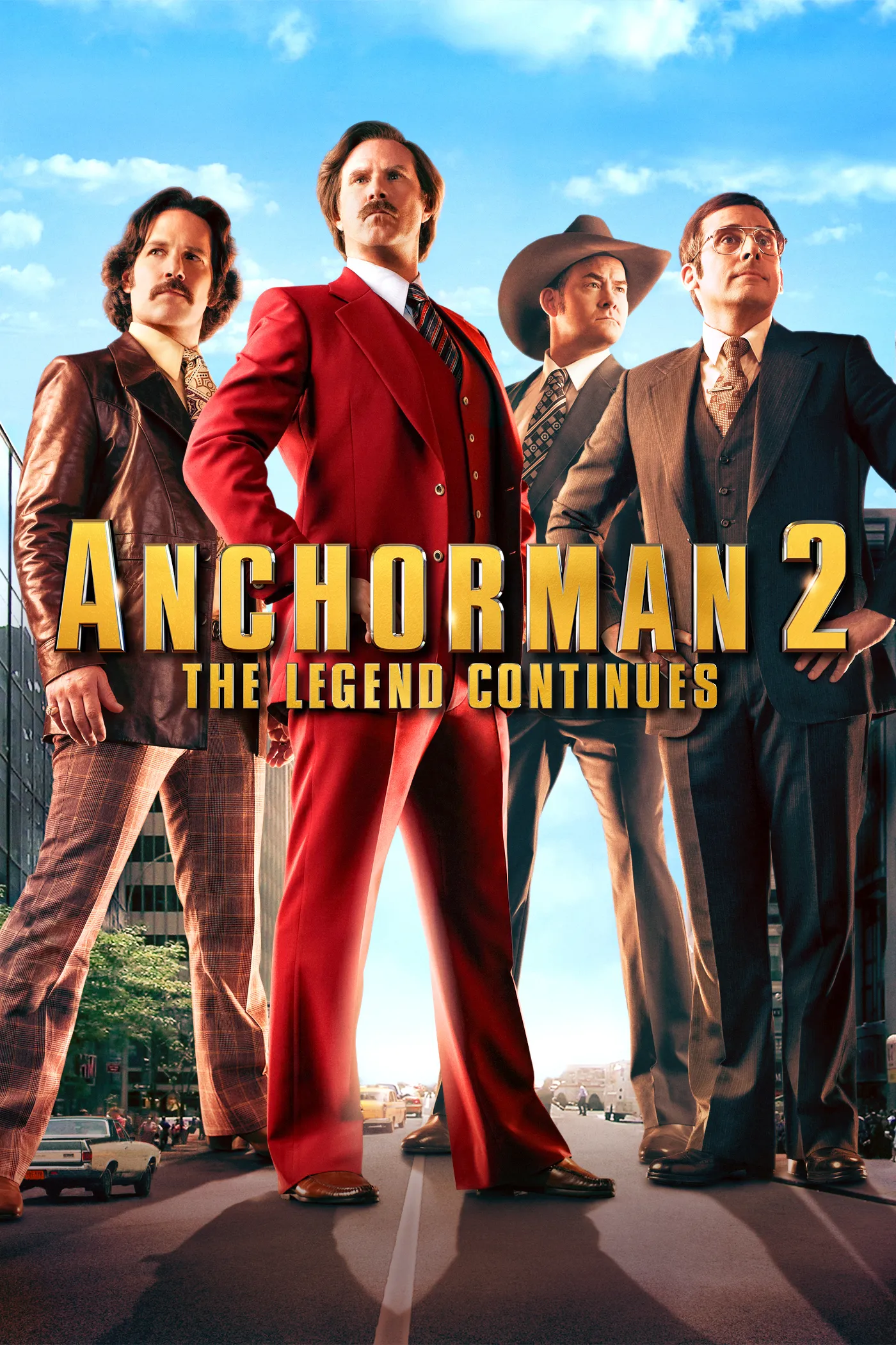 Anchorman 2: The Legend Continues poster