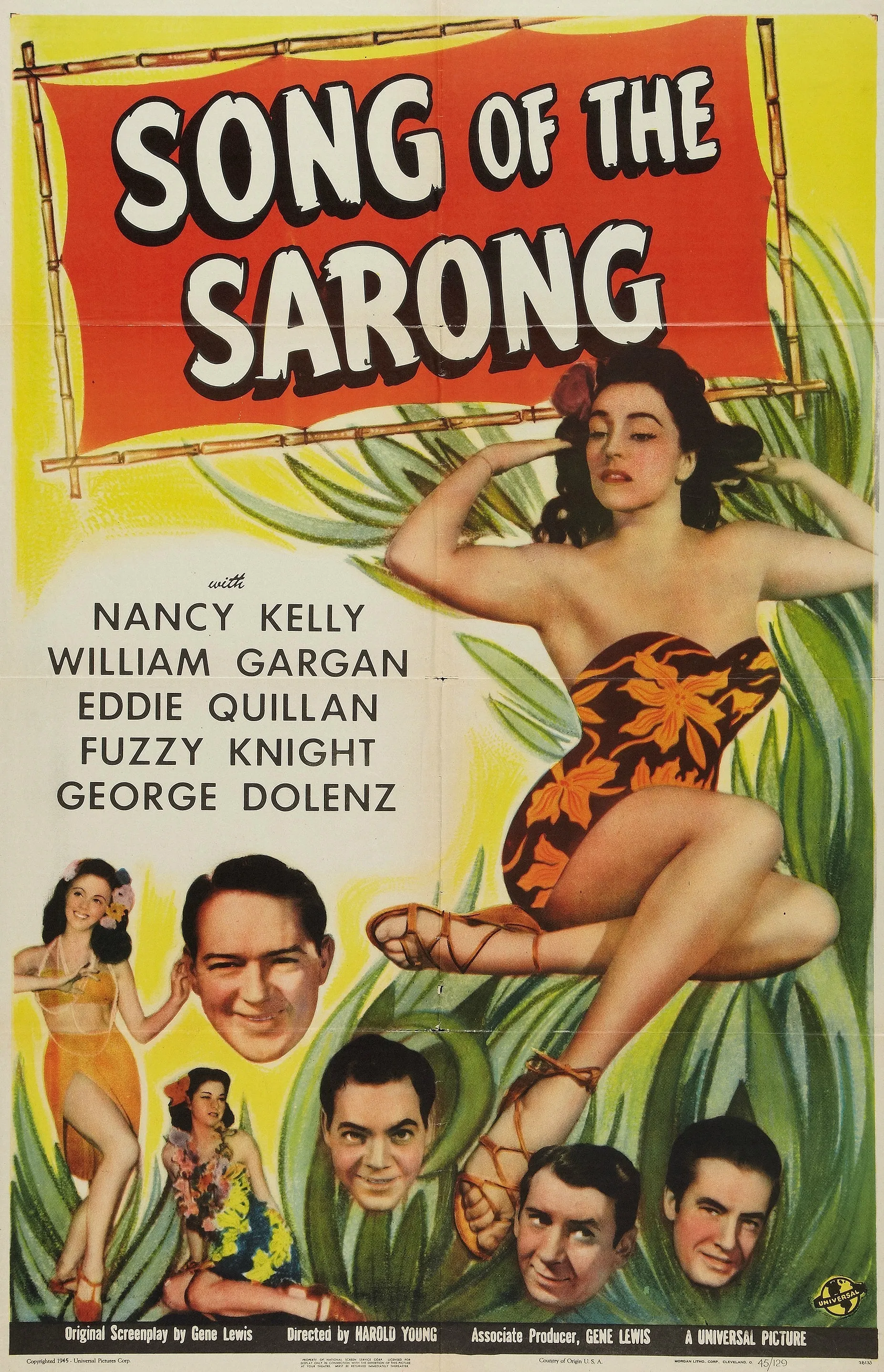 Song of the Sarong poster