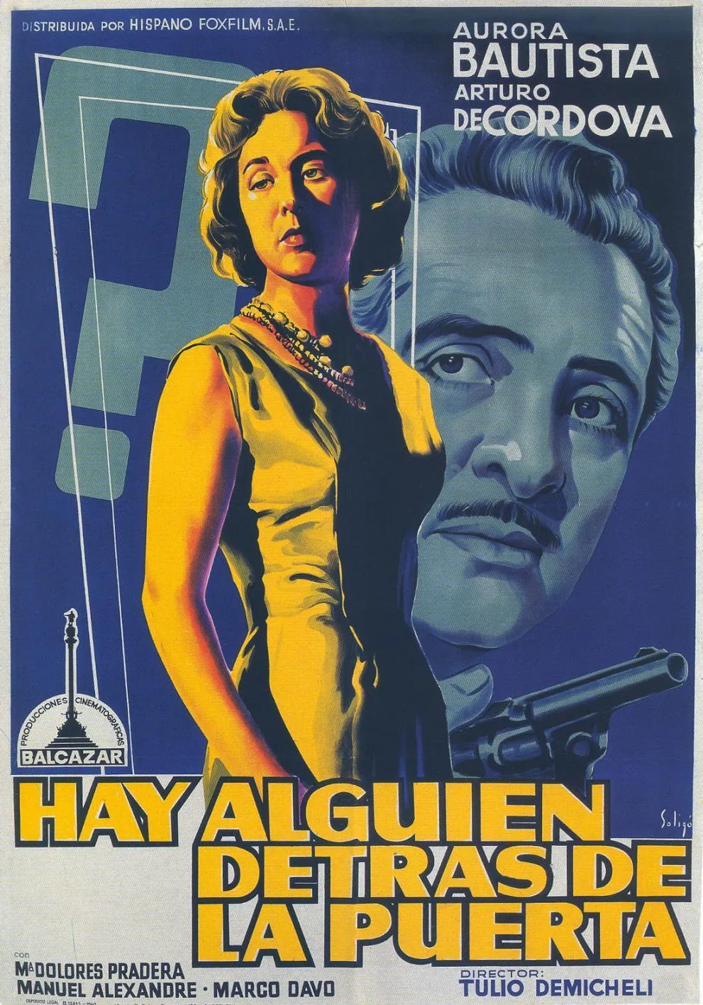 Hay alguien detrás de la puerta poster