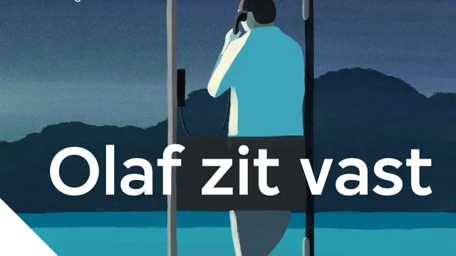 De podcast tegel van Olaf zit vast.