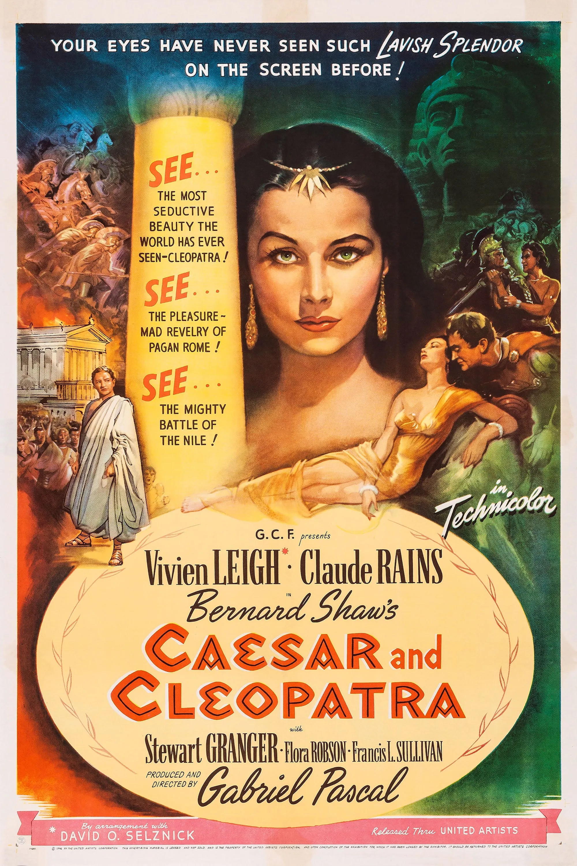 Caesar and Cleopatra poster