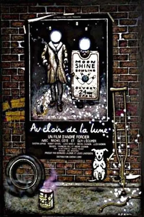 Au clair de la lune poster