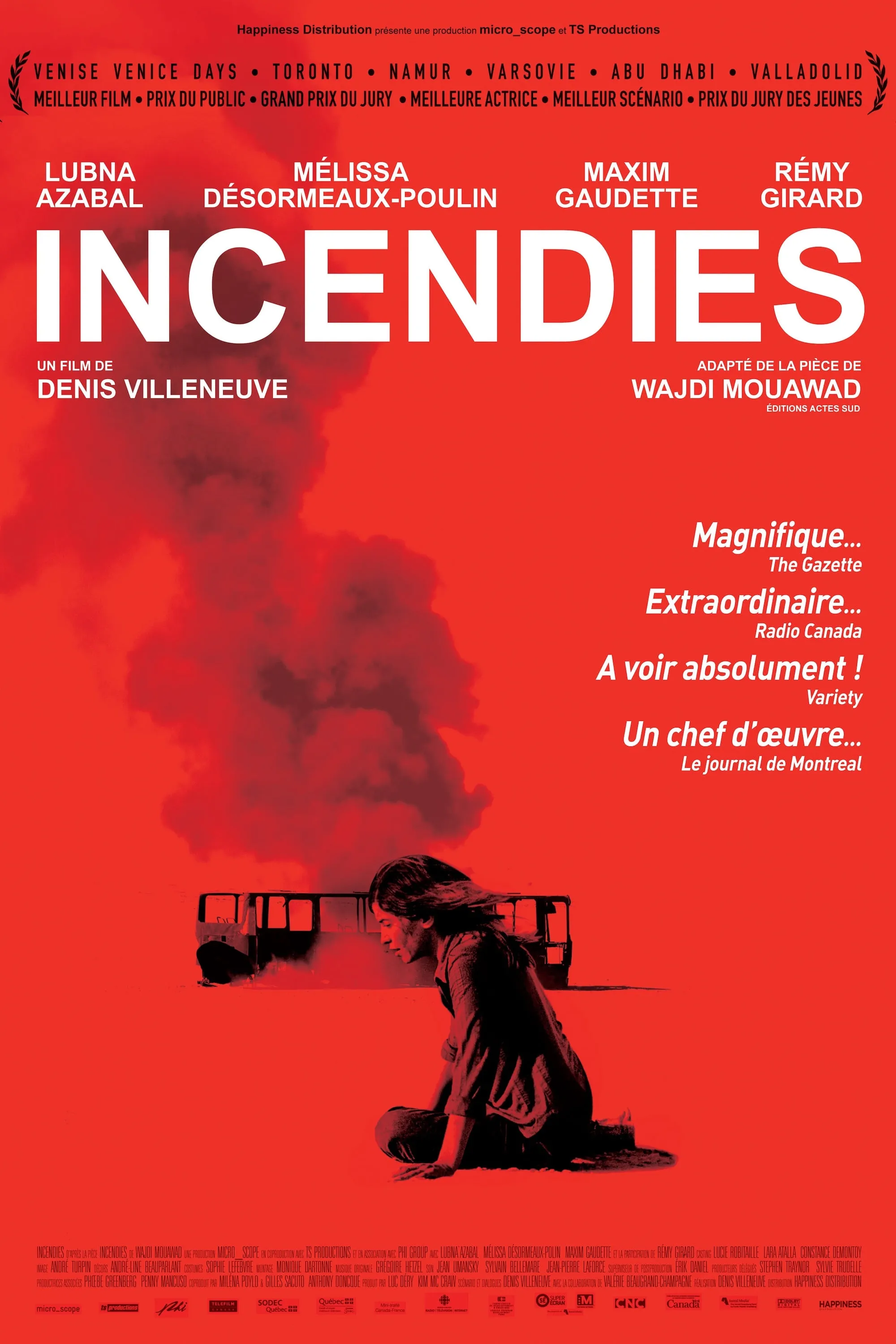 Incendies poster