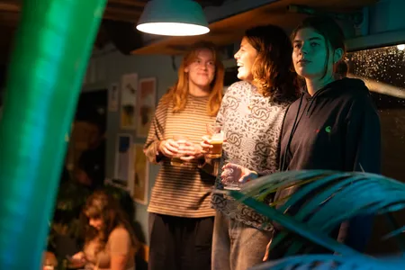 Publiek bij het Scheveningen Surf Festival