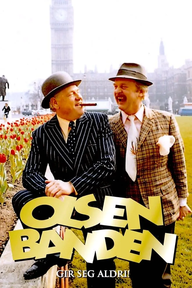 Olsenbanden gir seg aldri poster