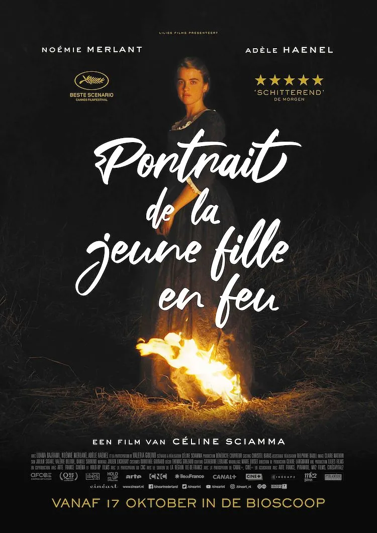 Portrait de la jeune fille en feu poster