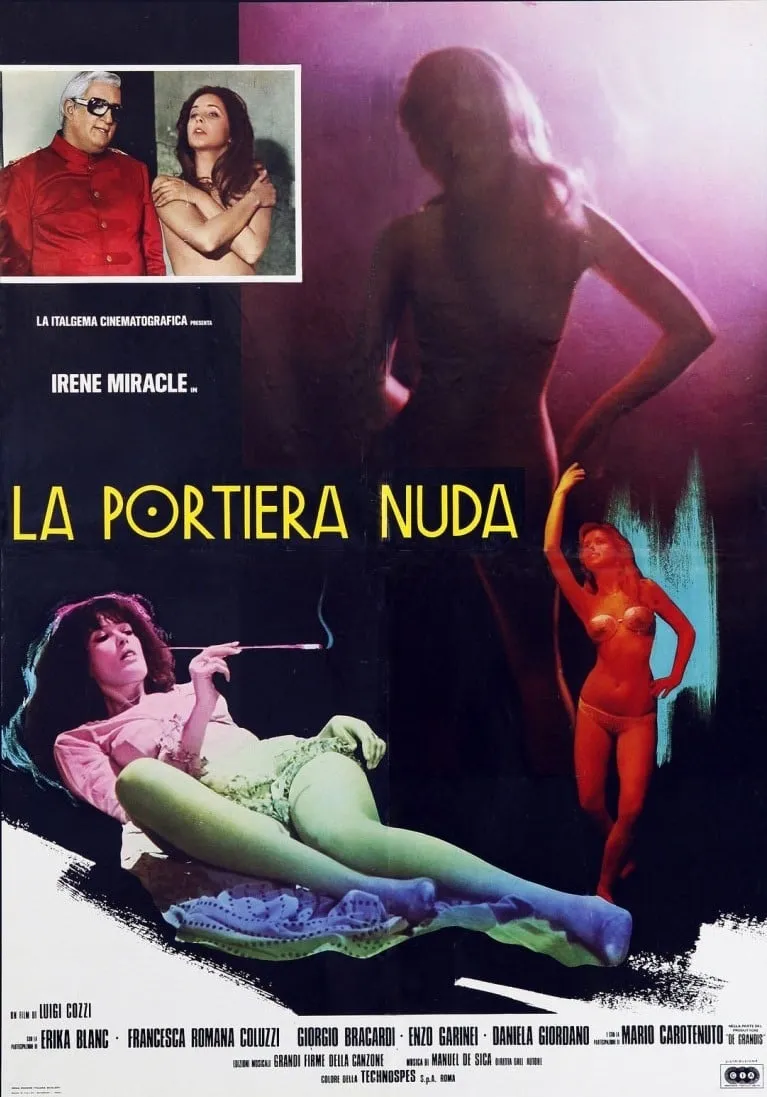 La portiera nuda poster