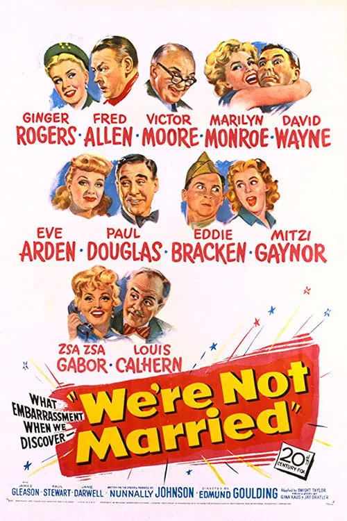 We're Not Married poster