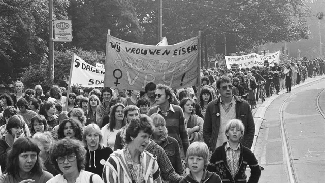 Een protest van feminisme