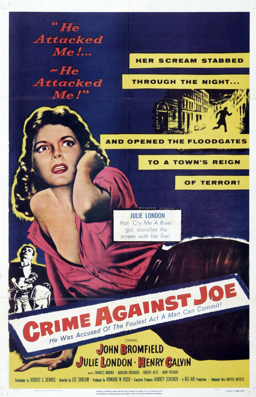 Crime Against Joe poster