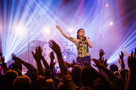 Roxeanne Hazes tijdens Noorderslag 2020