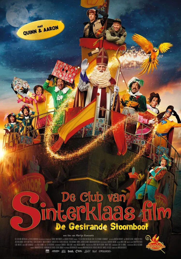 De Club van Sinterklaas Film: de gestrande stoomboot poster