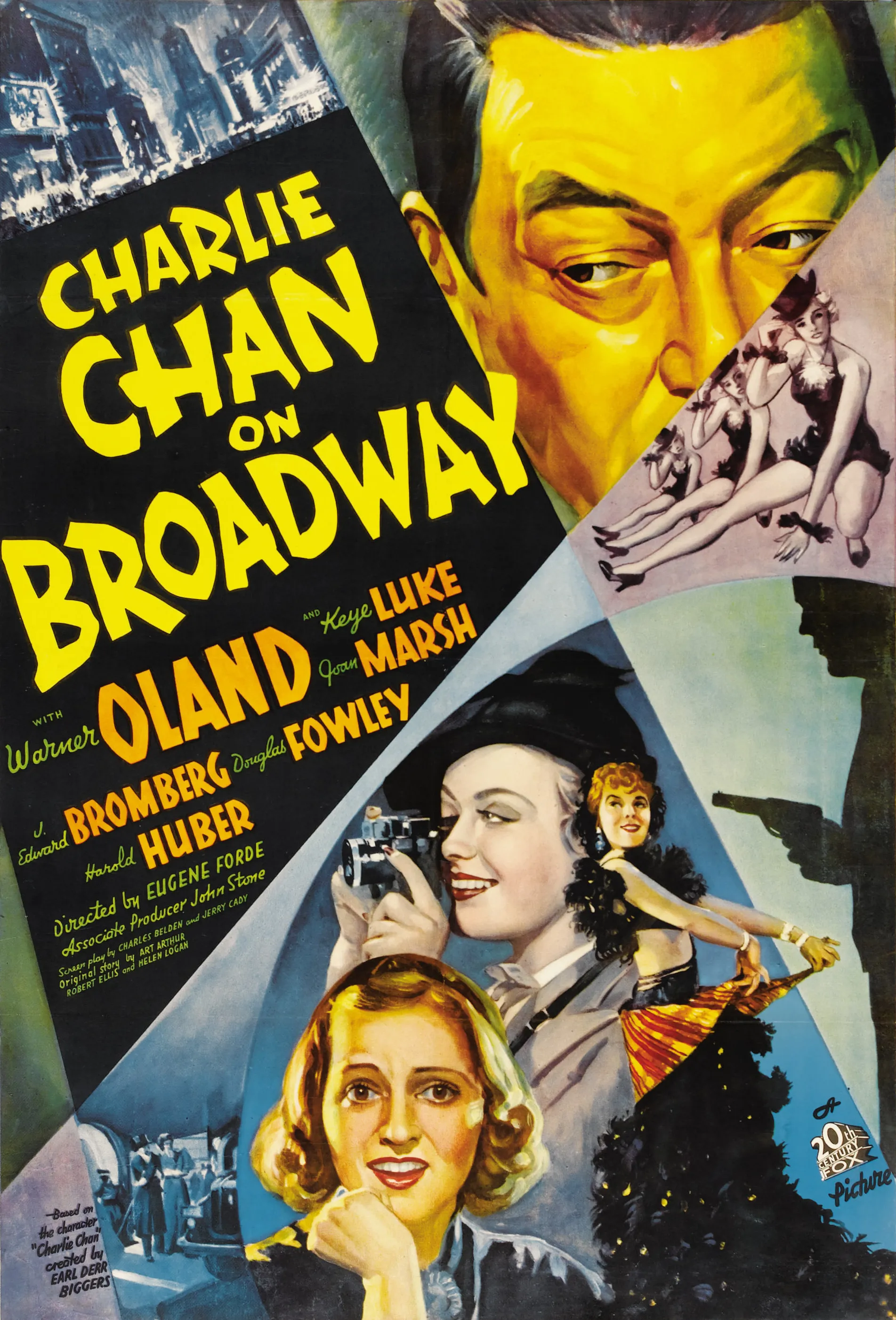 Charlie Chan on Broadway poster