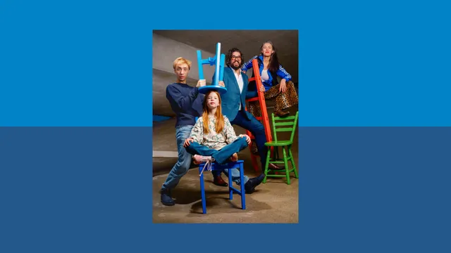 Portretfoto van Nils Verkooijen, Suze, Ahmet Polat, Adelheid Roosen