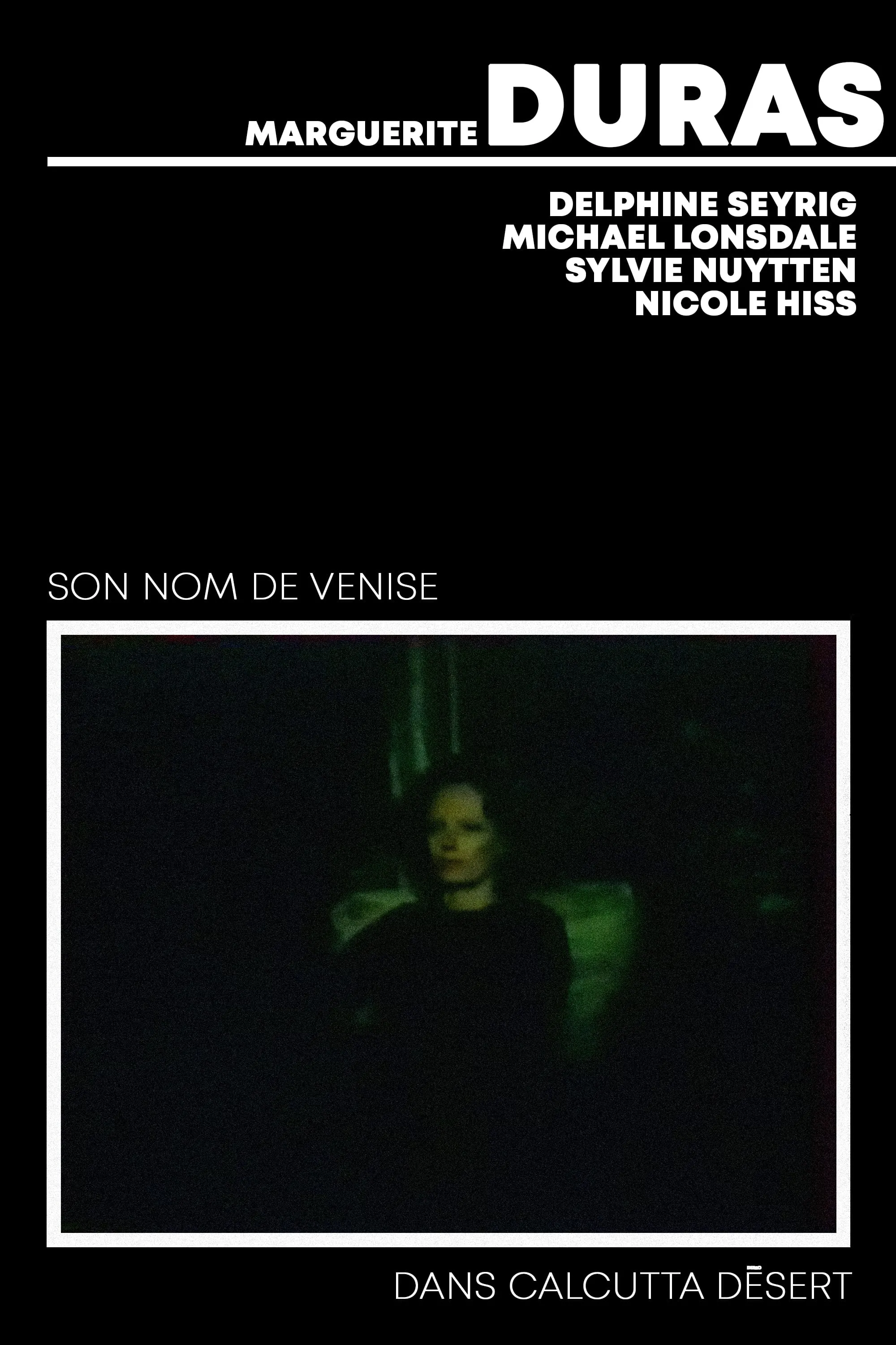 Son nom de Venise dans Calcutta désert poster