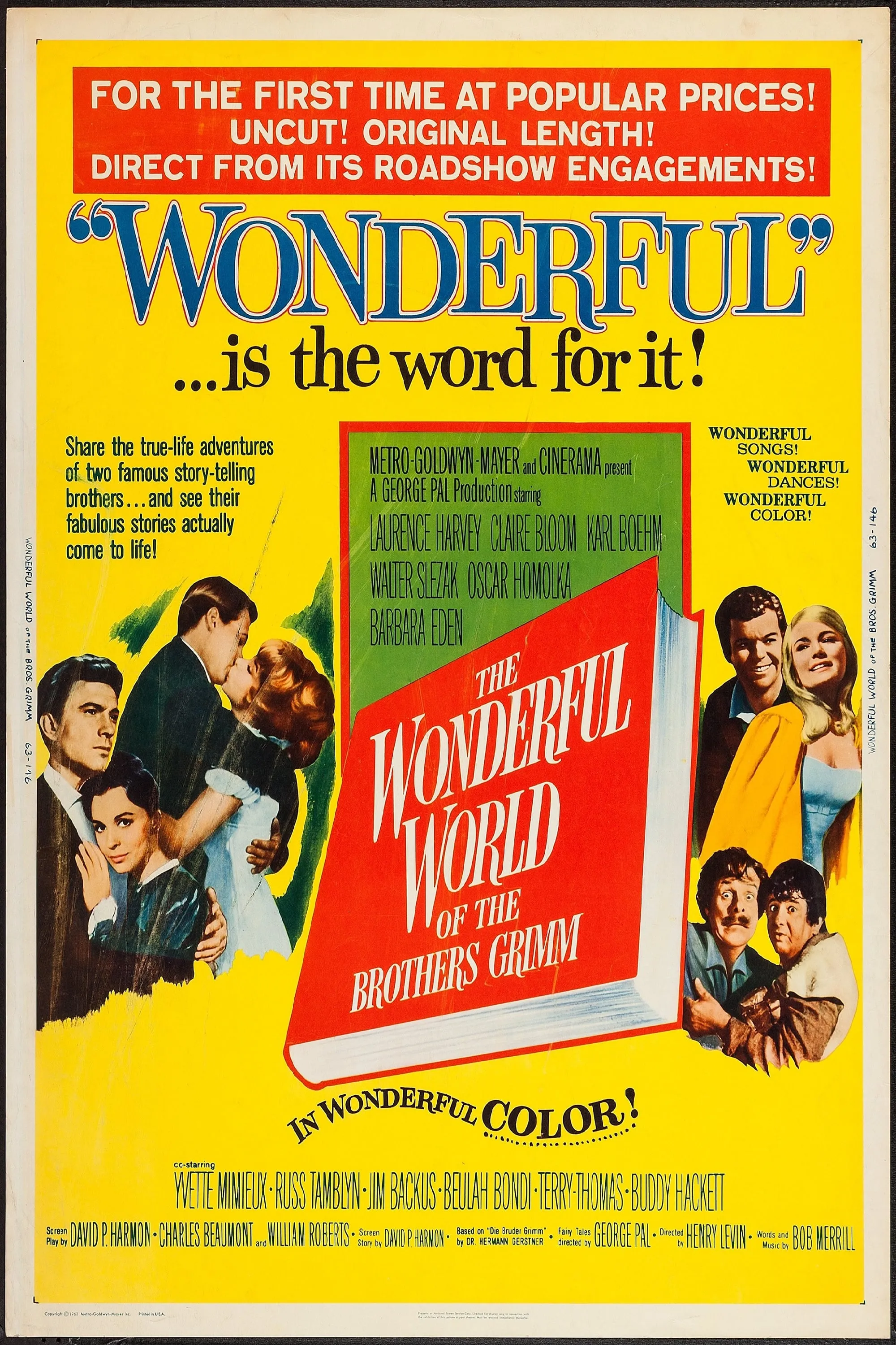 The Wonderful World of the Brothers Grimm poster