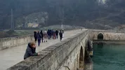 De brug over de Drina in Visegrad