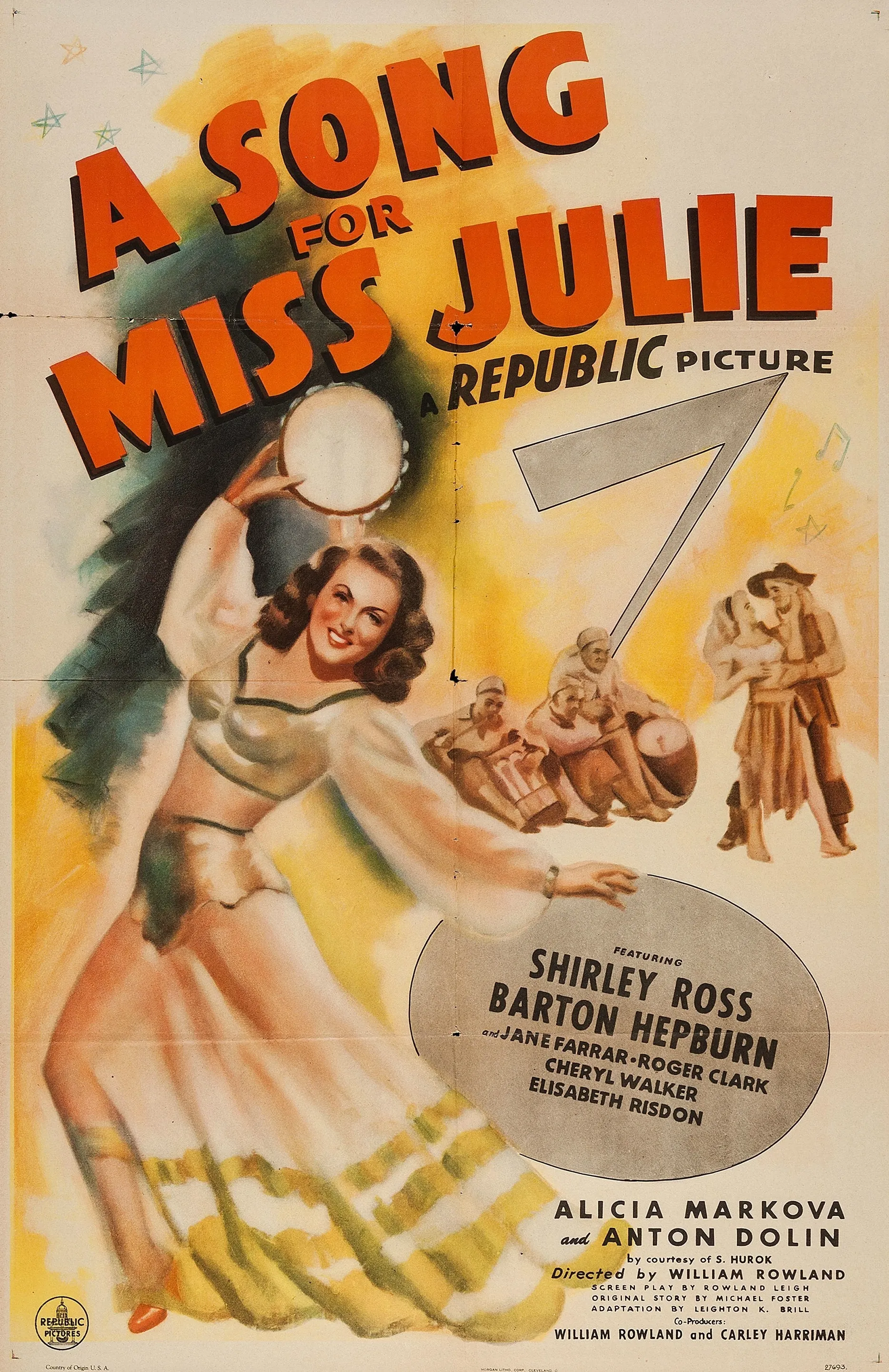 A Song for Miss Julie poster