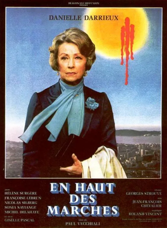 En haut des marches poster
