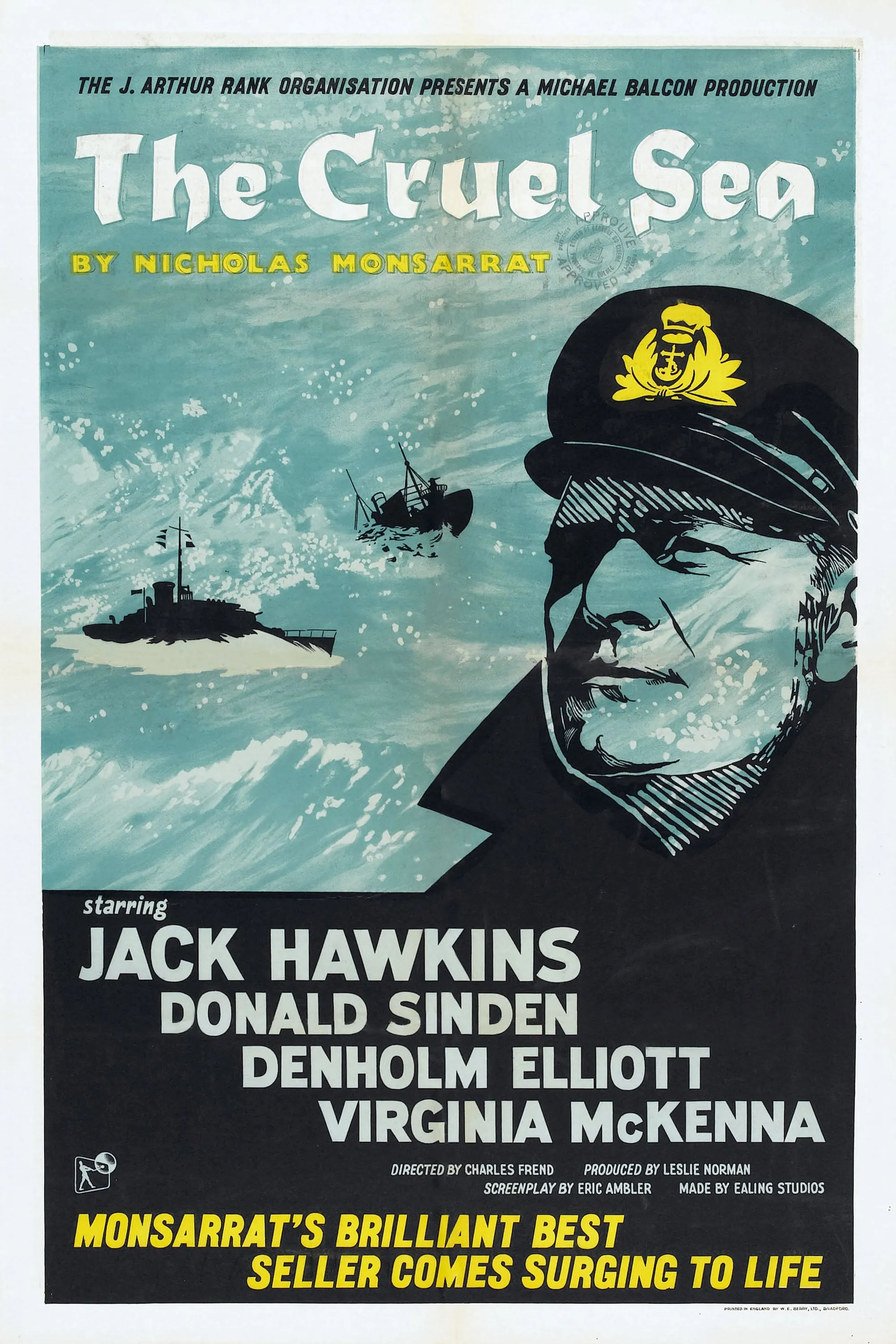 The Cruel Sea poster