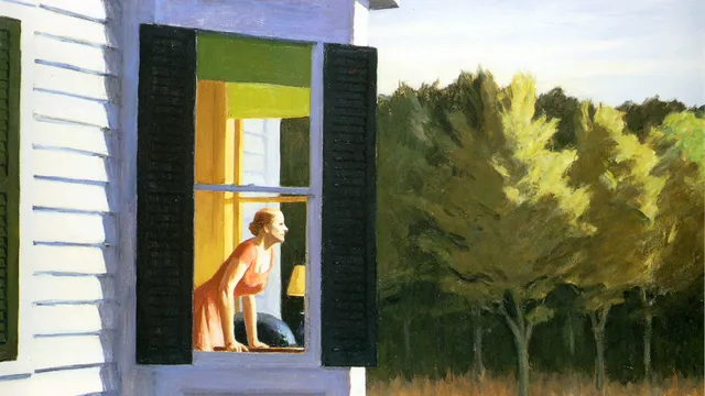 Cape Cod Morning door Edward Hopper, 1950