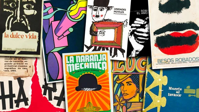 Verschillende Cubaanse filmposters (persbeeld Cine Libre)