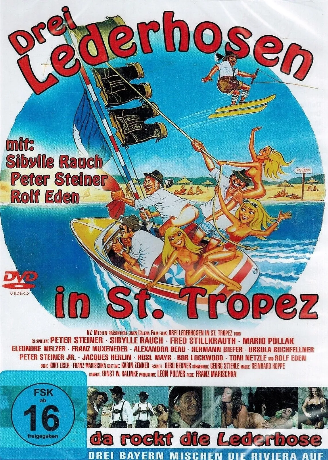 Drei Lederhosen in St. Tropez poster