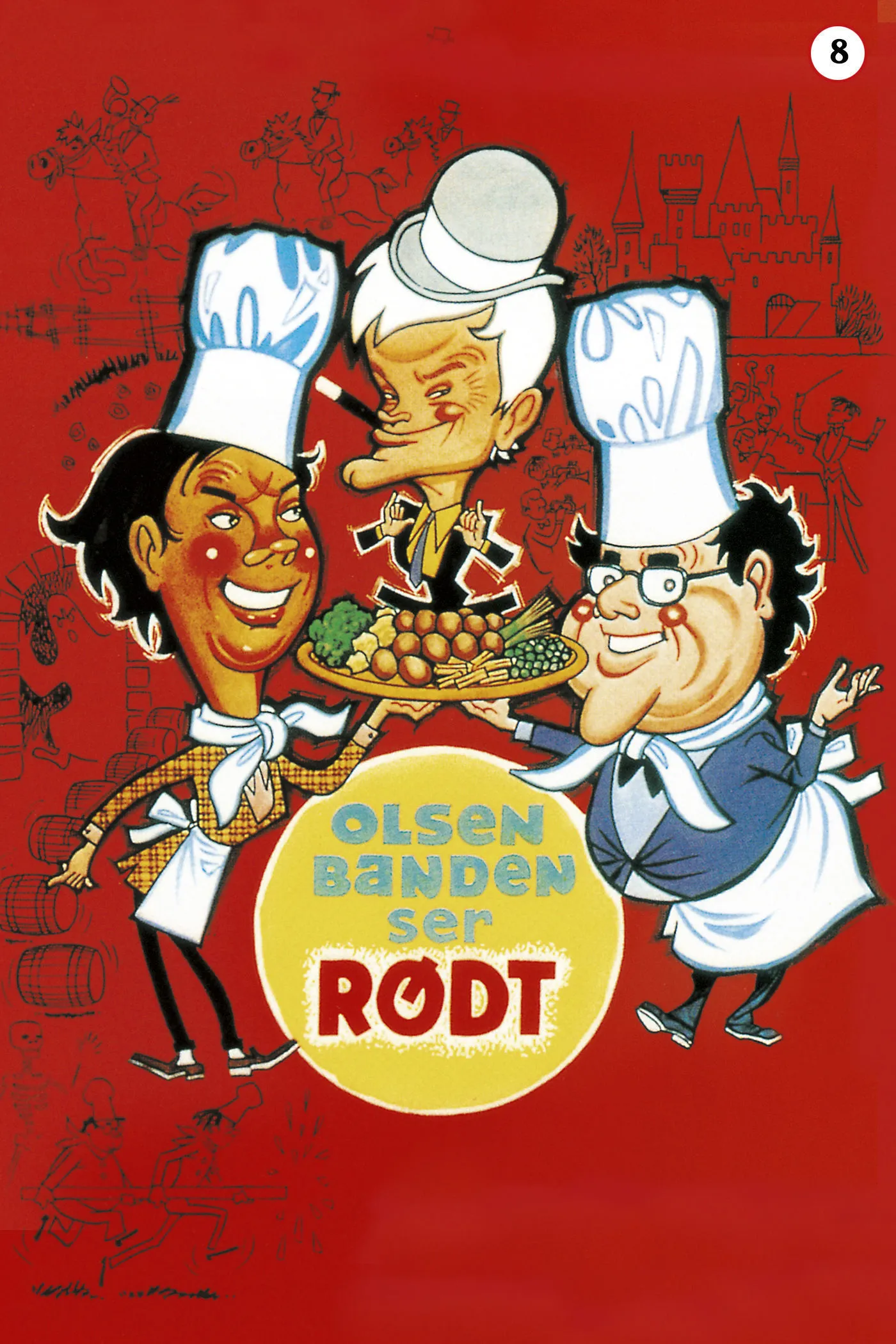 Olsen-Banden ser rødt poster