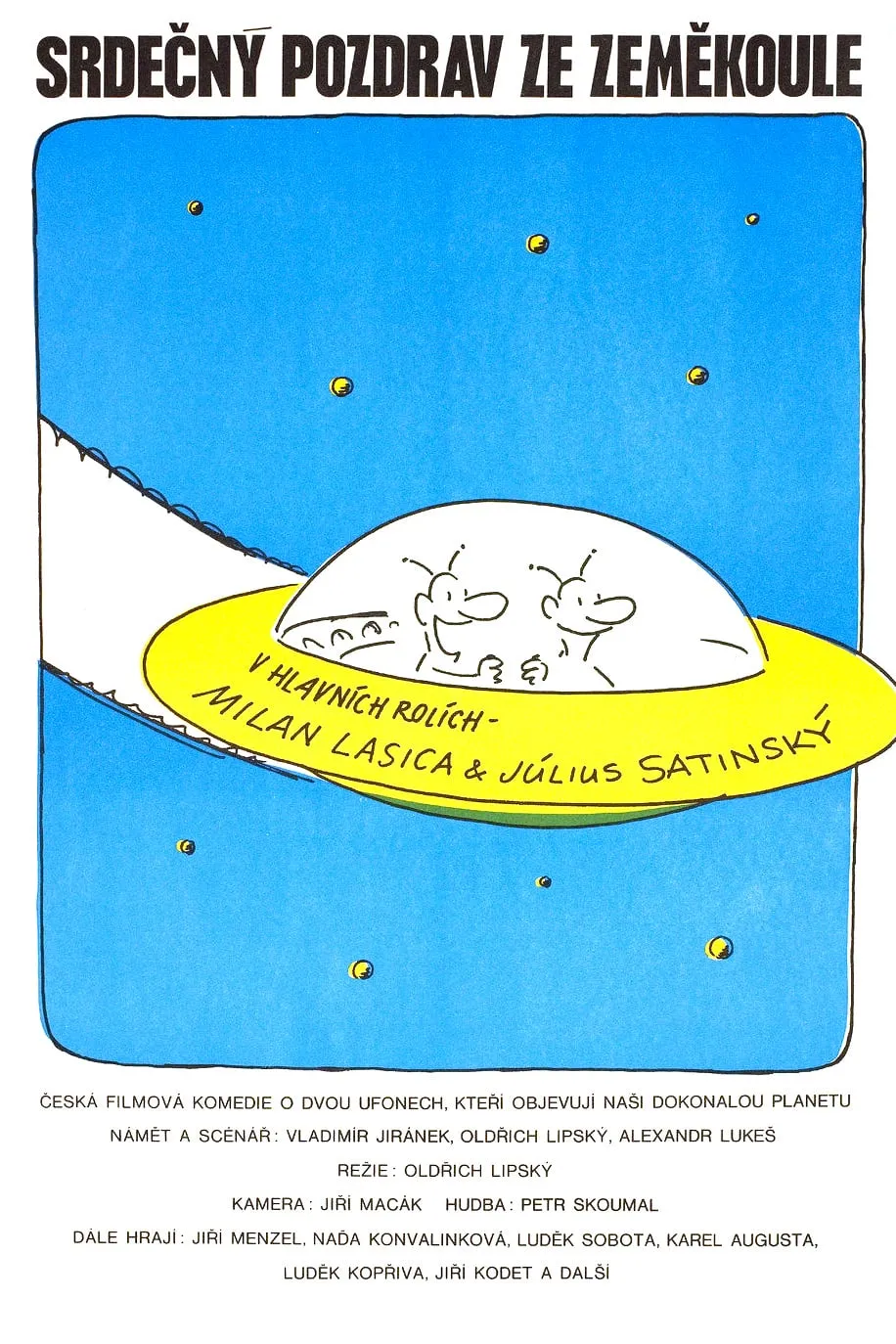Srdečný pozdrav ze zemékoule poster