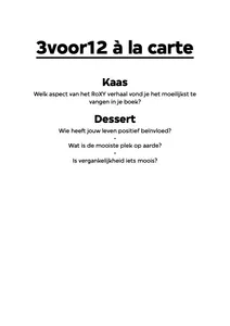 Joost van Bellen A La carte