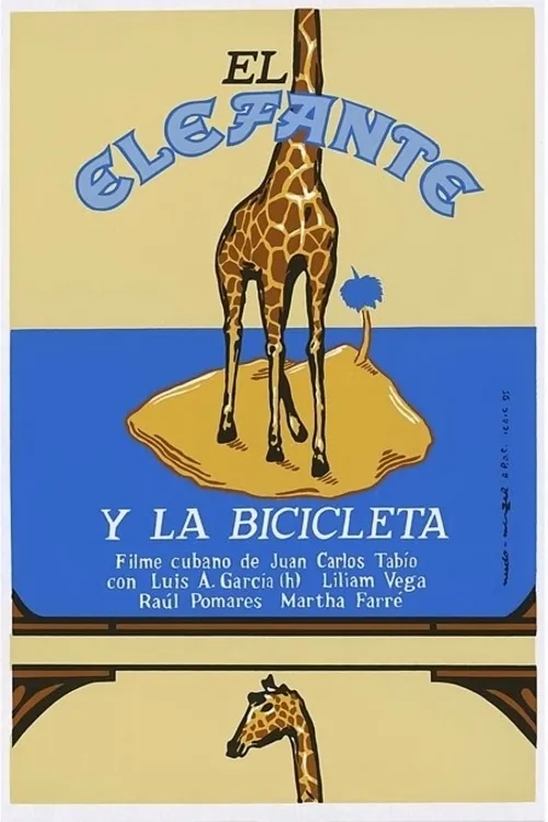 El elefante y la bicicleta poster
