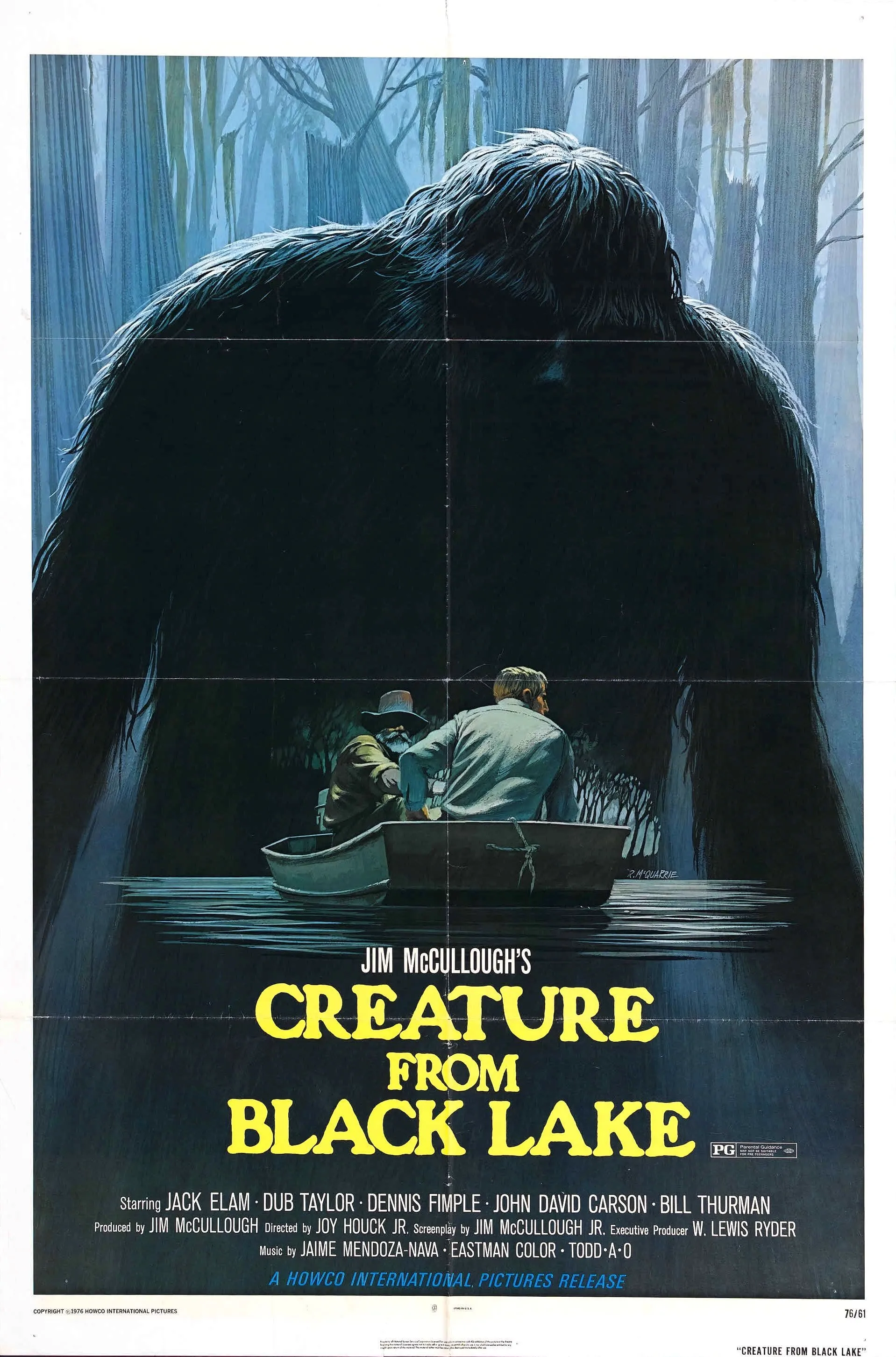 Creature from Black Lake poster