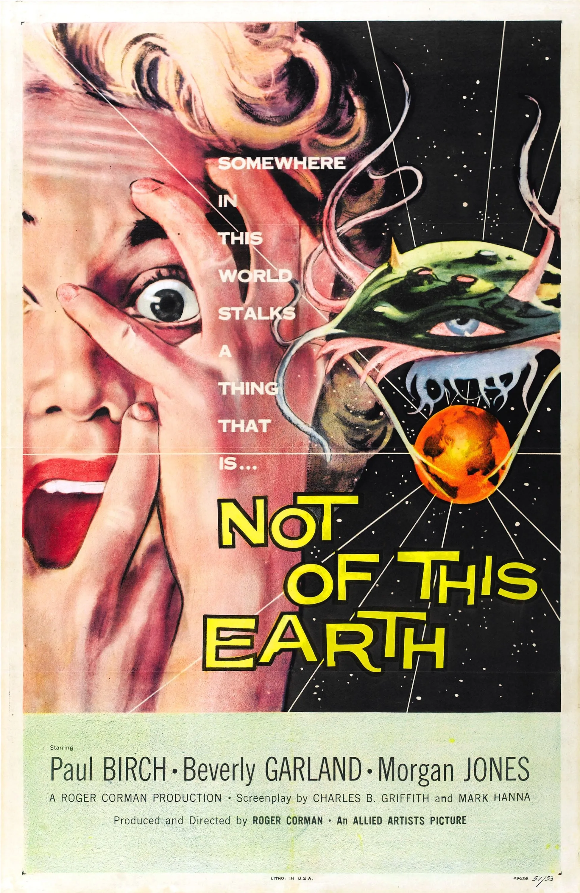 Not of This Earth poster