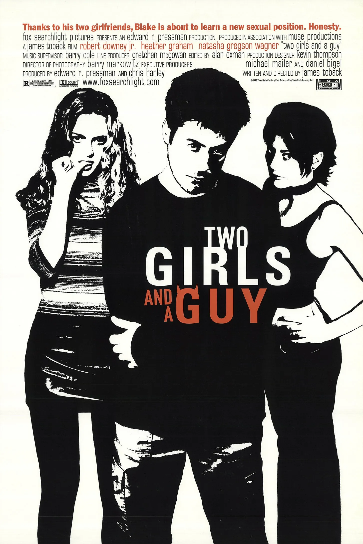 Two Girls and a Guy poster