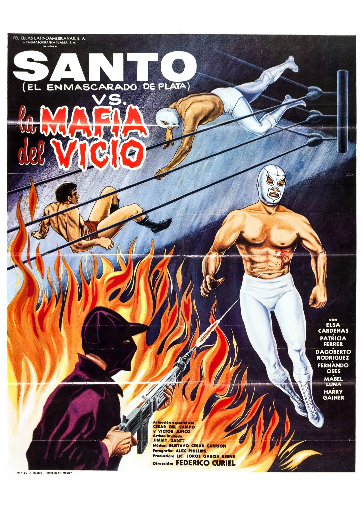 Santo contra la mafia del vicio poster