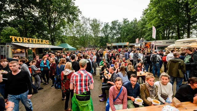 Foodcourt op Best Kept Secret 2016