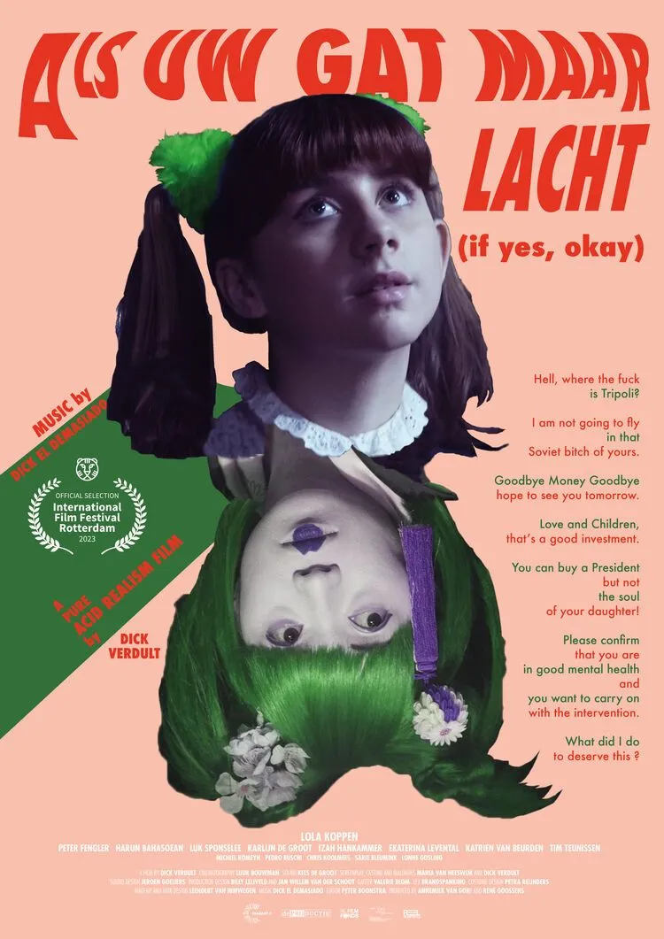 Als uw gat maar lacht poster