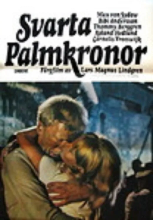 Svarta palmkronor poster